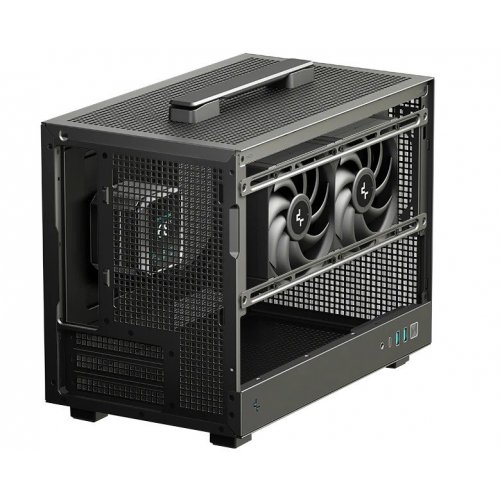 Уцінка корпус Deepcool CH160 Mesh без БЖ (R-CH160-BKNMI0-G-1) Black (Розкрита упаковка, 837082) купити в Україні: Київ, Львів, Хмельницький, Тернопіль, Івано-Франківськ | Перевірка сумісності, низька ціна, відгуки, характеристики від TELEMART фото