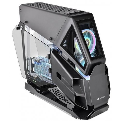 Корпус Thermaltake AH T600 Tempered Glass без БП (CA-1Q4-00M1WN-00) Black (Восстановлено продавцом, 837083) купить в Украине: Киев, Днепр, Харьков, Одесса  | Проверка совместимости, низкая цена, отзывы, характеристики от TELEMART фото