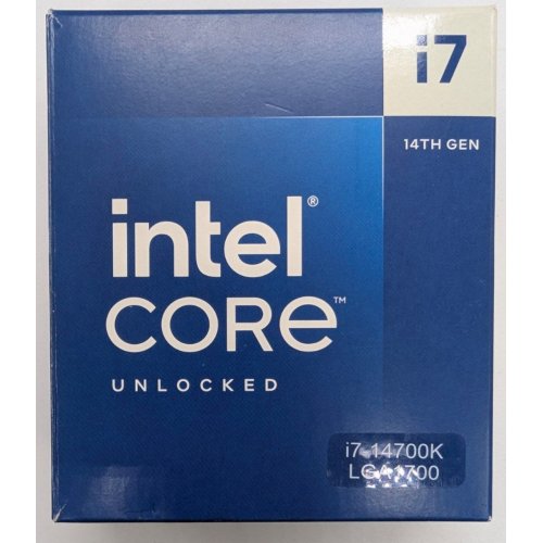 Процессор Intel Core i7-14700K 3.4(5.6)GHz 33MB s1700 Box (BX8071514700K) (Восстановлено продавцом, 837096) купить в Украине: Киев, Днепр, Харьков, Одесса  | Проверка совместимости, низкая цена, отзывы, характеристики от TELEMART фото