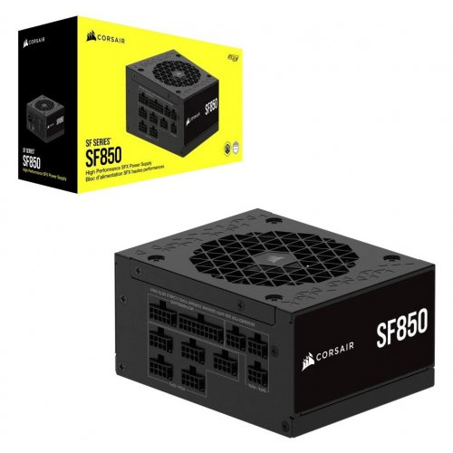 Уценка блок питания Corsair SF850 850W (CP-9020256-EU) (Вскрытая упаковка, 837104) купить в Украине: Киев, Днепр, Харьков, Одесса  | Проверка совместимости, низкая цена, отзывы, характеристики от TELEMART фото
