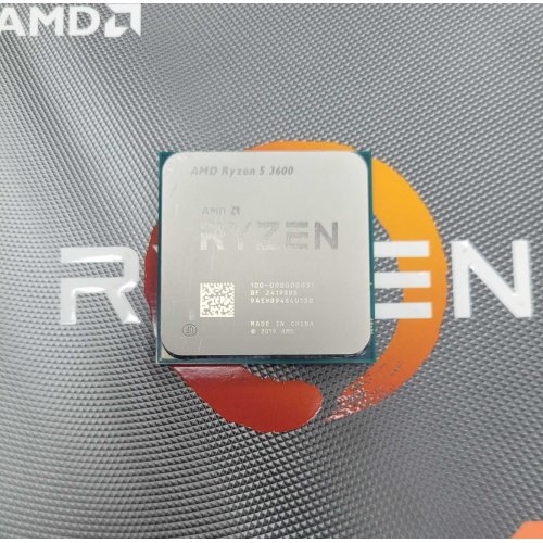 Уцінка процесор AMD Ryzen 5 3600 3.6(4.2)GHz 32MB sAM4 Box (100-100000031BOX) (Сліди використання, 837117) купити в Україні: Київ, Львів, Хмельницький, Тернопіль, Івано-Франківськ | Перевірка сумісності, низька ціна, відгуки, характеристики від TELEMART фото