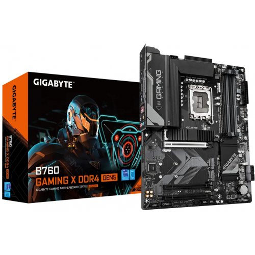 Материнська плата Gigabyte B760 GAMING X DDR4 GEN5 (s1700, Intel B760) купити в Україні: Київ, Львів, Хмельницький, Тернопіль, Івано-Франківськ | Перевірка сумісності, низька ціна, відгуки, характеристики від TELEMART фото