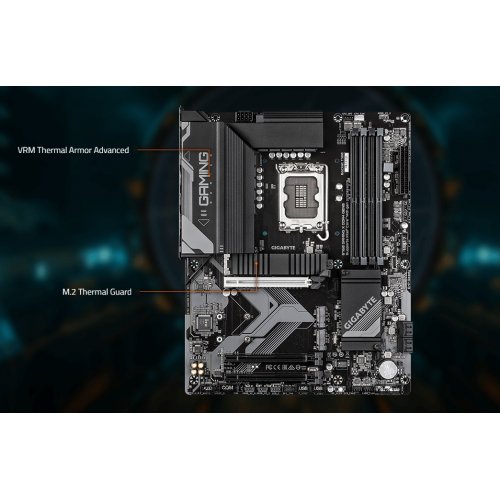 Материнська плата Gigabyte B760 GAMING X DDR4 GEN5 (s1700, Intel B760) купити в Україні: Київ, Львів, Хмельницький, Тернопіль, Івано-Франківськ | Перевірка сумісності, низька ціна, відгуки, характеристики від TELEMART фото