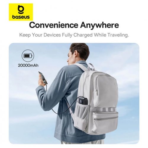 Powerbank Baseus Free 2 Pull 20000mAh 65W with Retractable Cable (P10073700123-00) Cosmic Black купити в Україні: Київ, Львів, Хмельницький, Тернопіль, Івано-Франківськ | Низька ціна, відгуки, характеристики від TELEMART фото