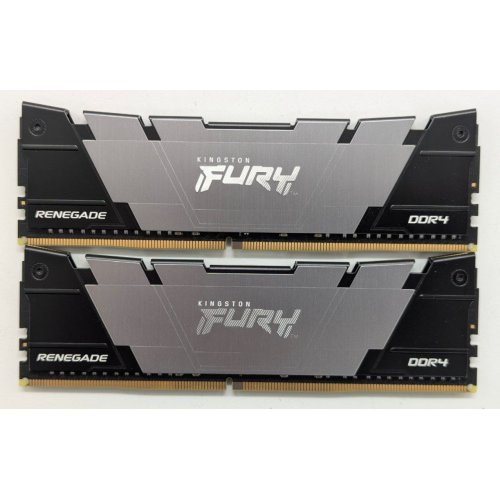 Озу Kingston DDR4 32GB (2x16GB) 3600Mhz FURY Renegade Black (KF436C16RB12K2/32) (Восстановлено продавцом, 837160) купить в Украине: Киев, Днепр, Харьков, Одесса  | Проверка совместимости, низкая цена, отзывы, характеристики от TELEMART фото