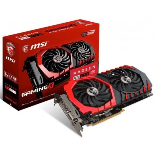 Відеокарта MSI Radeon RX 470 Gaming X 4096MB (RX 470 GAMING X 4G) (Відновлено продавцем, 837176) купити в Україні: Київ, Львів, Хмельницький, Тернопіль, Івано-Франківськ | Перевірка сумісності, низька ціна, відгуки, характеристики від TELEMART фото