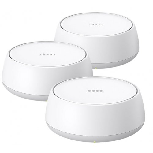 Wi-Fi роутер TP-LINK Deco BE22 BE3600 Whole Home Mesh WiFi 7 System (3-pack) купити в Україні: Київ, Львів, Хмельницький, Тернопіль, Івано-Франківськ | Низька ціна, відгуки, характеристики від TELEMART фото