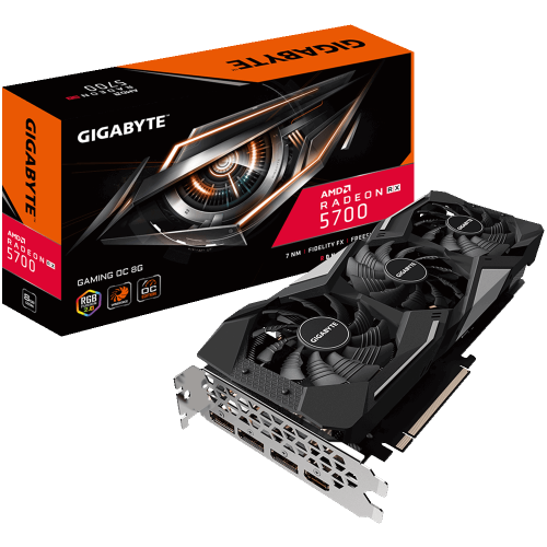 Відеокарта Gigabyte Radeon RX 5700 Gaming OC 8192MB (GV-R57GAMING OC-8GD) (Відновлено продавцем, 837199) купити в Україні: Київ, Львів, Хмельницький, Тернопіль, Івано-Франківськ | Перевірка сумісності, низька ціна, відгуки, характеристики від TELEMART фото
