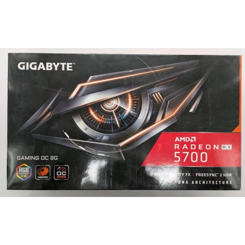 Відеокарта Gigabyte Radeon RX 5700 Gaming OC 8192MB (GV-R57GAMING OC-8GD) (Відновлено продавцем, 837199) купити в Україні: Київ, Львів, Хмельницький, Тернопіль, Івано-Франківськ | Перевірка сумісності, низька ціна, відгуки, характеристики від TELEMART фото