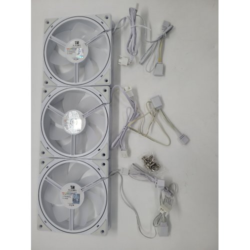 Уценка набор кулеров для корпуса Thermalright TL-S12-S 3 in 1 White (Следы использования, 837201) купить в Украине: Киев, Днепр, Харьков, Одесса  | Проверка совместимости, низкая цена, отзывы, характеристики от TELEMART фото