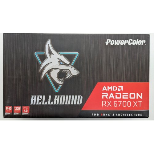Відеокарта PowerColor Radeon RX 6700 XT Hellhound 12288MB (AXRX 6700XT 12GBD6-3DHL) (Відновлено продавцем, 837212) купити в Україні: Київ, Львів, Хмельницький, Тернопіль, Івано-Франківськ | Перевірка сумісності, низька ціна, відгуки, характеристики від TELEMART фото