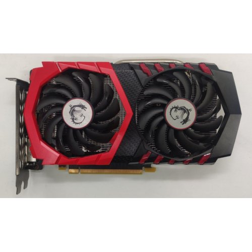 Видеокарта MSI GeForce GTX 1050 Ti Gaming X 4096MB (GTX 1050 TI GAMING X 4G) (Восстановлено продавцом, 837230) купить в Украине: Киев, Днепр, Харьков, Одесса  | Проверка совместимости, низкая цена, отзывы, характеристики от TELEMART фото