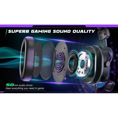 Уцінка навушники Fifine H9 Black (Розкрита упаковка, 837245) купити в Україні: Київ, Львів, Хмельницький, Тернопіль, Івано-Франківськ | Низька ціна, відгуки, характеристики від TELEMART фото