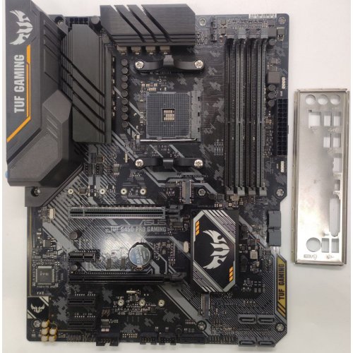Материнська плата Asus TUF B450-PRO GAMING (sAM4, AMD B450) (Відновлено продавцем, 837252) купити в Україні: Київ, Львів, Хмельницький, Тернопіль, Івано-Франківськ | Перевірка сумісності, низька ціна, відгуки, характеристики від TELEMART фото