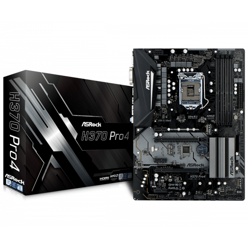 Продати Материнська плата AsRock H370 PR04 (s1151-V2, Intel H370) за Trade-In у інтернет-магазині Телемарт - Київ, Дніпро, Україна фото