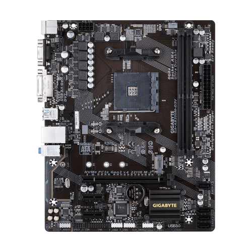 Продать Материнская плата Gigabyte GA-AB350M-D3V (sAM4, AMD B350) по Trade-In интернет-магазине Телемарт - Киев, Днепр, Украина фото