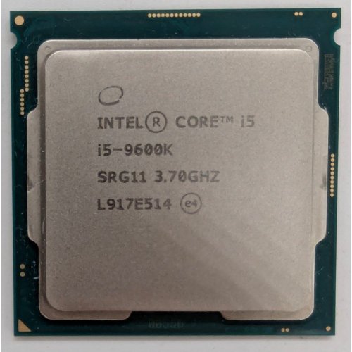 Процесор Intel Core i5-9600K 3.7(4.6)GHz 9MB s1151 Tray (CM8068403874404) (Відновлено продавцем, 837482) купити в Україні: Київ, Львів, Хмельницький, Тернопіль, Івано-Франківськ | Перевірка сумісності, низька ціна, відгуки, характеристики від TELEMART фото