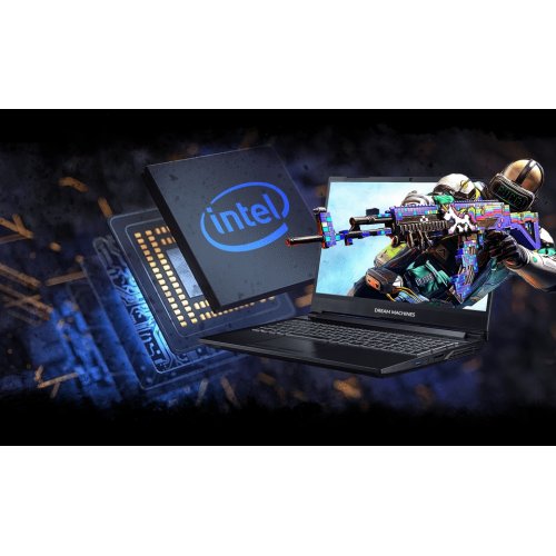 Ноутбук Dream Machines RG5060-17 (RG5060-17UA26) Black купить в Украине: Киев, Днепр, Харьков, Одесса  | Низкая цена, отзывы, характеристики от TELEMART фото