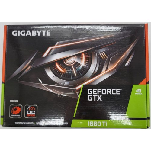 Відеокарта Gigabyte GeForce GTX 1660 Ti OC 6144MB (GV-N166TOC-6GD) (Відновлено продавцем, 837511) купити в Україні: Київ, Львів, Хмельницький, Тернопіль, Івано-Франківськ | Перевірка сумісності, низька ціна, відгуки, характеристики від TELEMART фото