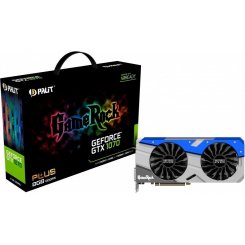 Відеокарта Palit GeForce GTX 1070 GameRock+ 8192MB (NE51070S15P2-1041G) (Відновлено продавцем, 837518)
