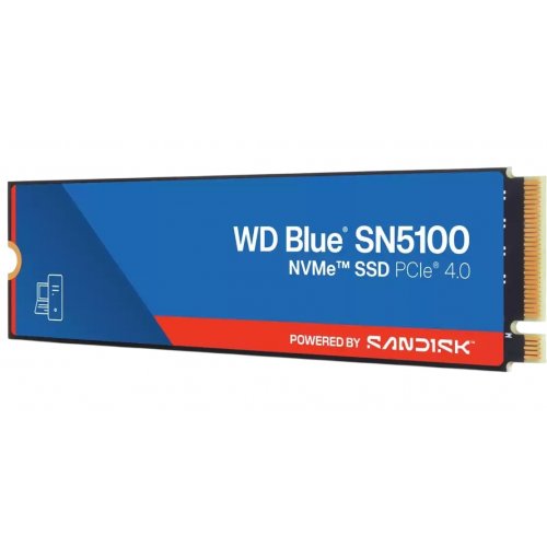 SSD-диск Western Digital Blue SN5100 3D NAND QLC 2TB M.2 (2280 PCI-E) NVMe x4 (WDS200T5B0E-00CPE0) купить в Украине: Киев, Днепр, Харьков, Одесса  | Проверка совместимости, низкая цена, отзывы, характеристики от TELEMART фото