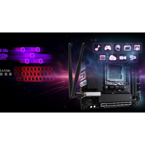 Материнська плата AsRock A620AI WiFi (sAM5, AMD A620A) купити в Україні: Київ, Львів, Хмельницький, Тернопіль, Івано-Франківськ | Перевірка сумісності, низька ціна, відгуки, характеристики від TELEMART фото