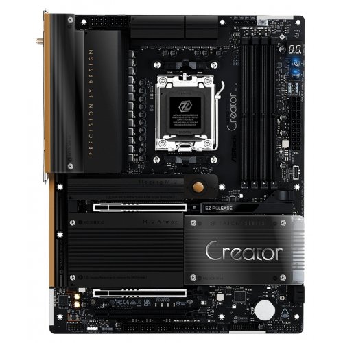 Материнская плата AsRock X870 Taichi Creator (sAM5, AMD X870) купить в Украине: Киев, Днепр, Харьков, Одесса  | Проверка совместимости, низкая цена, отзывы, характеристики от TELEMART фото