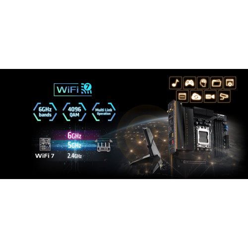 Материнская плата AsRock X870 Taichi Creator (sAM5, AMD X870) купить в Украине: Киев, Днепр, Харьков, Одесса  | Проверка совместимости, низкая цена, отзывы, характеристики от TELEMART фото