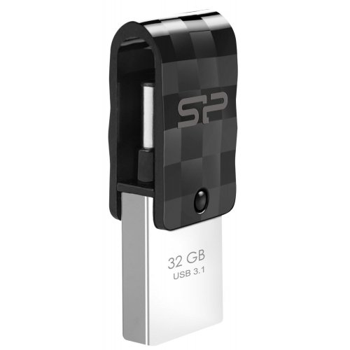 Накопичувач Silicon Power Mobile C31 32GB USB 3.1 Silver (SP032GBUC3C31V1K) купити в Україні: Київ, Львів, Хмельницький, Тернопіль | Низька ціна, відгуки, характеристики від TELEMART фото