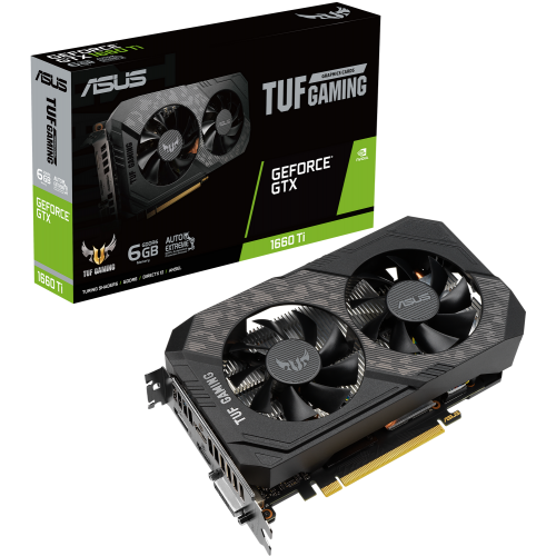 Відеокарта Asus TUF GeForce GTX 1660 Ti Evo 6144MB (TUF-GTX1660TI-6G-EVO-GAMING) (Відновлено продавцем, 837580) купити в Україні: Київ, Львів, Хмельницький, Тернопіль, Івано-Франківськ | Перевірка сумісності, низька ціна, відгуки, характеристики від TELEMART фото