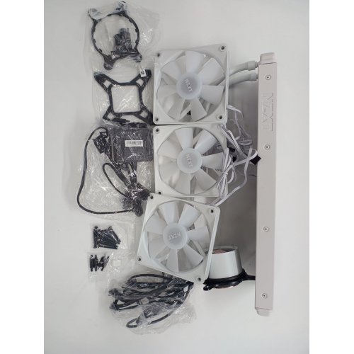 Уценка готовая сво NZXT Kraken 360 RGB (RL-KR360-W1) White (Следы использования, 837589) купить в Украине: Киев, Днепр, Харьков, Одесса  | Проверка совместимости, низкая цена, отзывы, характеристики от TELEMART фото