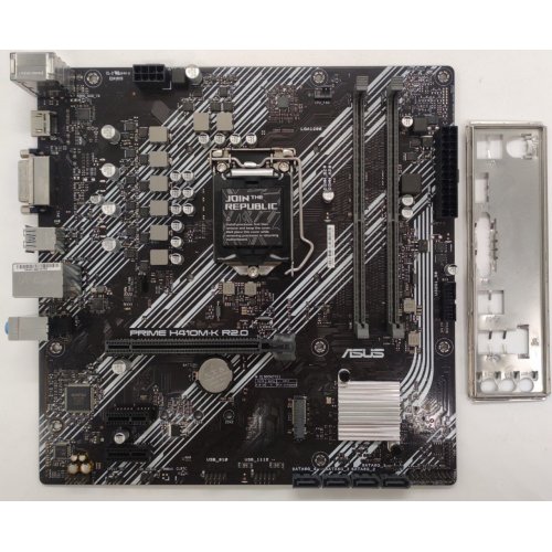 Материнська плата Asus PRIME H410M-K R2.0 (s1200, Intel H410) (Відновлено продавцем, 837603) купити в Україні: Київ, Львів, Хмельницький, Тернопіль, Івано-Франківськ | Перевірка сумісності, низька ціна, відгуки, характеристики від TELEMART фото