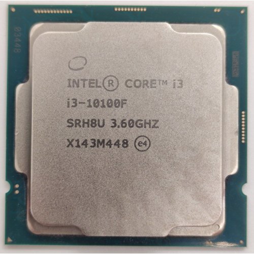 Процесор Intel Core i3-10100F 3.6(4.3)GHz 6MB s1200 Tray (CM8070104291318) (Відновлено продавцем, 837610) купити в Україні: Київ, Львів, Хмельницький, Тернопіль, Івано-Франківськ | Перевірка сумісності, низька ціна, відгуки, характеристики від TELEMART фото