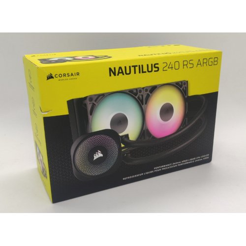 Готовая сво Corsair NAUTILUS 240 RS ARGB (CW-9060092-WW) Black (Восстановлено продавцом, 837612) купить в Украине: Киев, Днепр, Харьков, Одесса  | Проверка совместимости, низкая цена, отзывы, характеристики от TELEMART фото