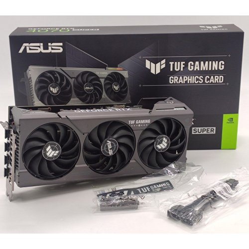 Відеокарта Asus TUF Gaming GeForce RTX 4070 SUPER OC 12228MB (TUF-RTX4070S-O12G-GAMING) (Відновлено продавцем, 837614) купити в Україні: Київ, Львів, Хмельницький, Тернопіль, Івано-Франківськ | Перевірка сумісності, низька ціна, відгуки, характеристики від TELEMART фото
