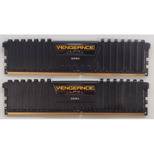 Озп Corsair DDR4 16GB (2x8GB) 3200Mhz Vengeance LPX (CMK16GX4M2B3200C16) Black (Відновлено продавцем, 837643) купити в Україні: Київ, Львів, Хмельницький, Тернопіль, Івано-Франківськ | Перевірка сумісності, низька ціна, відгуки, характеристики від TELEMART фото