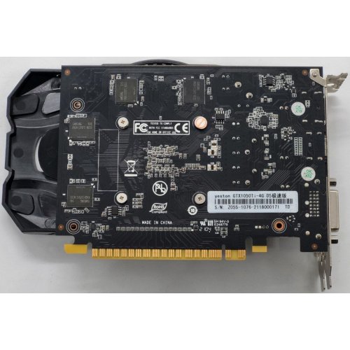 Відеокарта Yeston GeForce GTX 1050 Ti 4096MB (GTX1050TI-4G D5) (Відновлено продавцем, 837653) купити в Україні: Київ, Львів, Хмельницький, Тернопіль, Івано-Франківськ | Перевірка сумісності, низька ціна, відгуки, характеристики від TELEMART фото