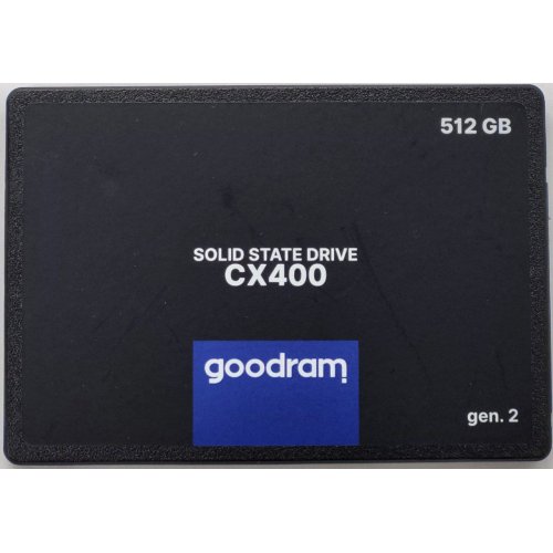 Ssd-диск GoodRAM CX400 Gen.2 3D NAND TLC 512GB 2.5" (SSDPR-CX400-512-G2) (Восстановлено продавцом, 837660) купить в Украине: Киев, Днепр, Харьков, Одесса  | Проверка совместимости, низкая цена, отзывы, характеристики от TELEMART фото
