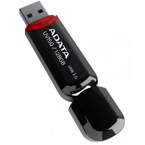 Купить Накопитель A-Data UV150 128GB USB 3.0 Black (AUV150-128G-RBK) - цена в Харькове, Киеве, Днепре, Одессе
в интернет-магазине Telemart фото