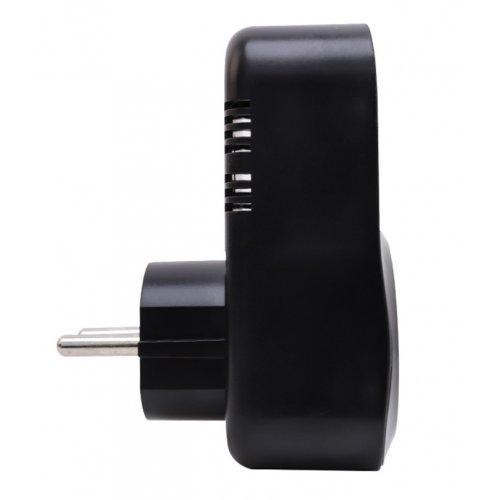 Реле напруги ColorWay 1 розетка 16A (CW-VR16-04D) Black купити в Україні: Київ, Львів, Хмельницький, Тернопіль, Івано-Франківськ | Низька ціна, відгуки, характеристики від TELEMART фото