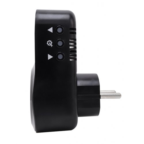 Реле напруги ColorWay 1 розетка 16A (CW-VR16-04D) Black купити в Україні: Київ, Львів, Хмельницький, Тернопіль, Івано-Франківськ | Низька ціна, відгуки, характеристики від TELEMART фото