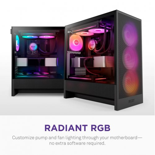 Готовая СВО NZXT Kraken Core 240 RGB (RL-KR24C-B1) Black купить в Украине: Киев, Днепр, Харьков, Одесса  | Проверка совместимости, низкая цена, отзывы, характеристики от TELEMART фото