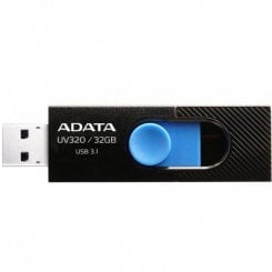 Накопичувач A-Data UV320 32GB USB 3.1 Black/Blue (AUV320-32G-RBKBL)
