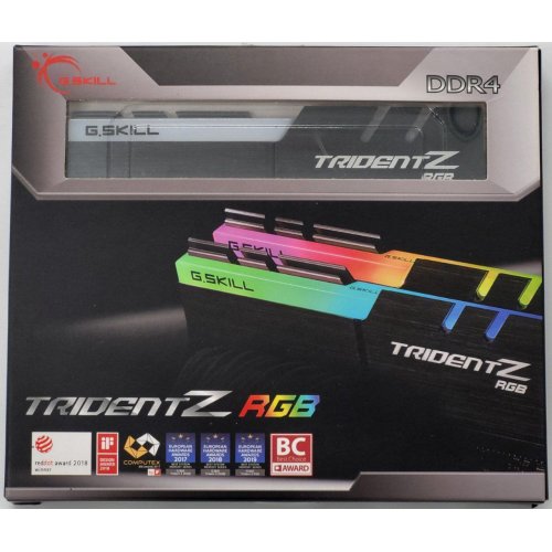 Озп G.Skill DDR4 16GB (2x8GB) 3200Mhz Trident Z RGB (F4-3200C16D-16GTZR) (Відновлено продавцем, 837897) купити в Україні: Київ, Львів, Хмельницький, Тернопіль, Івано-Франківськ | Перевірка сумісності, низька ціна, відгуки, характеристики від TELEMART фото