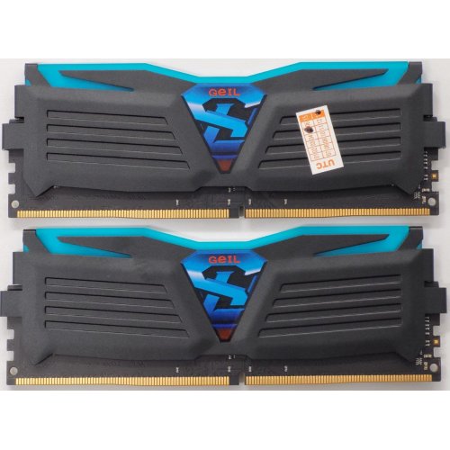 Озп Geil DDR4 16GB (2x8GB) 2400Mhz Super Luce RGB (GLS416GB2400C16DC) Black (Відновлено продавцем, 837898) купити в Україні: Київ, Львів, Хмельницький, Тернопіль, Івано-Франківськ | Перевірка сумісності, низька ціна, відгуки, характеристики від TELEMART фото