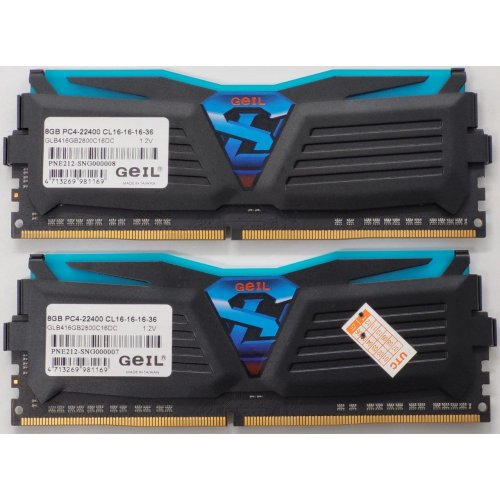 Озп Geil DDR4 16GB (2x8GB) 2400Mhz Super Luce RGB (GLS416GB2400C16DC) Black (Відновлено продавцем, 837898) купити в Україні: Київ, Львів, Хмельницький, Тернопіль, Івано-Франківськ | Перевірка сумісності, низька ціна, відгуки, характеристики від TELEMART фото