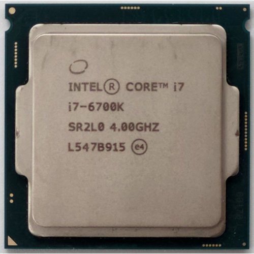 Процесор Intel Core i7-6700K 4.0(4.2)GHz 8MB s1151 Tray (CM8066201919901) (Відновлено продавцем, 837901) купити в Україні: Київ, Львів, Хмельницький, Тернопіль, Івано-Франківськ | Перевірка сумісності, низька ціна, відгуки, характеристики від TELEMART фото