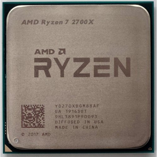 Процесор AMD Ryzen 7 2700X 3.7(4.3)GHz 16MB sAM4 Tray (YD270XBGM88AF) (Відновлено продавцем, 837905) купити в Україні: Київ, Львів, Хмельницький, Тернопіль, Івано-Франківськ | Перевірка сумісності, низька ціна, відгуки, характеристики від TELEMART фото