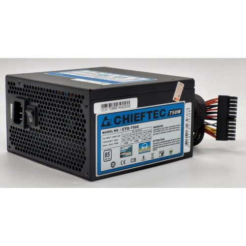 Блок живлення CHIEFTEC A-80 750W (CTG-750C) (Відновлено продавцем, 837913) купити в Україні: Київ, Львів, Хмельницький, Тернопіль, Івано-Франківськ | Перевірка сумісності, низька ціна, відгуки, характеристики від TELEMART фото