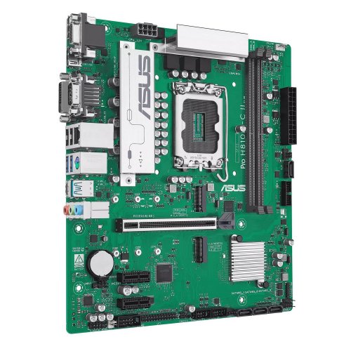 Материнська плата Asus Pro H810M-C II-CSM (s1851, Intel H810) купити в Україні: Київ, Львів, Хмельницький, Тернопіль, Івано-Франківськ | Перевірка сумісності, низька ціна, відгуки, характеристики від TELEMART фото